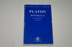 Platon - Republica - Editie bilingva - Vol. 1