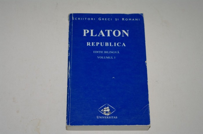 Platon - Republica - Editie bilingva - Vol. 1