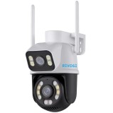 Cumpara ieftin Camera de Supraveghere Video Dual Lens 4K REVOSE&trade; 8MP 2560x1920, Aplicatie Dedicata, Intelligent Tracking, PTZ, WIFI, Lan, AP hotspot, Micro SD,
