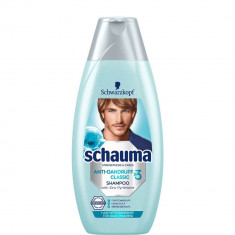 Sampon SCHAUMA Men Anti-Dandruff Classic, 400 ml, Fara Silicon, Sampon Antimatreata de Barbati, Sampon Spalare Par, Sampon Barbatesc pentru Fortifiere foto