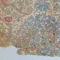 Vechi fragment textil design William Morris