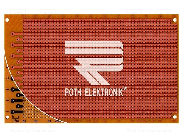 Placă universală singură faţă ROTH ELEKTRONIK GMBH W: 100mm L: 160mm