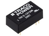 Convertor DC/DC 2W, 12V, protecție SCP - THI 2-1212M