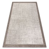 Covor sisal Floorlux 20401 Cadru şampanie si taupe, 120x170 cm