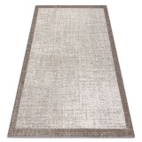 Covor sisal Floorlux 20401 Cadru şampanie si taupe, 160x230 cm