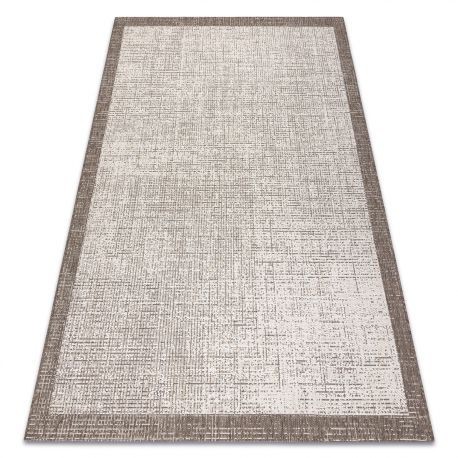 Covor sisal Floorlux 20401 Cadru şampanie si taupe, 200x290 cm