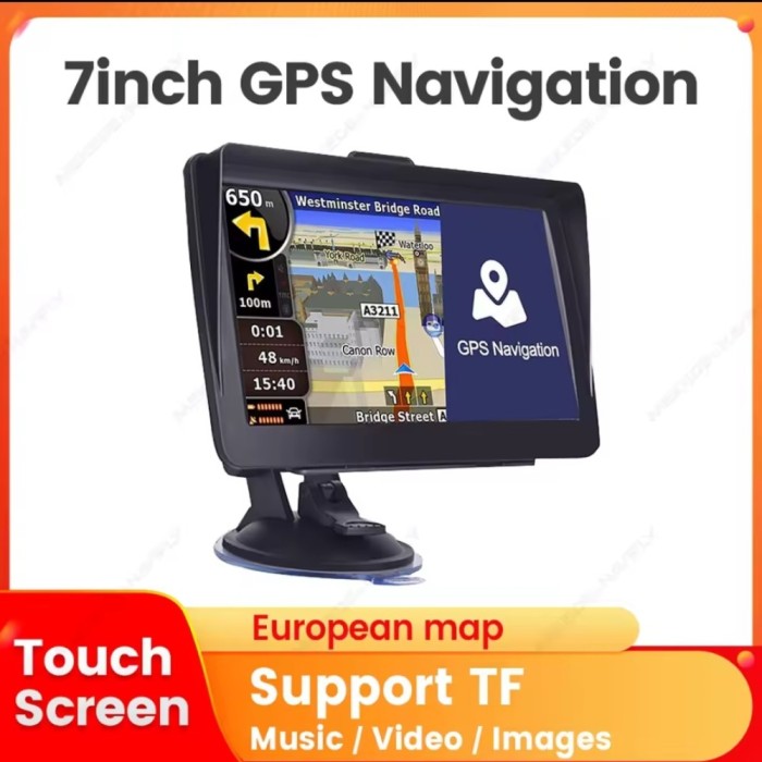 GPS Navigatii 7&quot;inch,GPS TIR/Camion/Auto GPS iGO PRIMO Gps Harti FULL EUROPA 2025