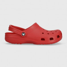 Crocs papuci Classic culoarea roșu 10001