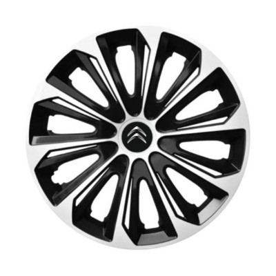 Set 4 capace roti Extra strong silver R15 Compatibil Cu Citroen foto
