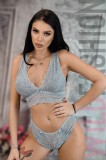 C743-18 Set 2 piese lenjerie sexi din dantela cu bustiera si chilot
