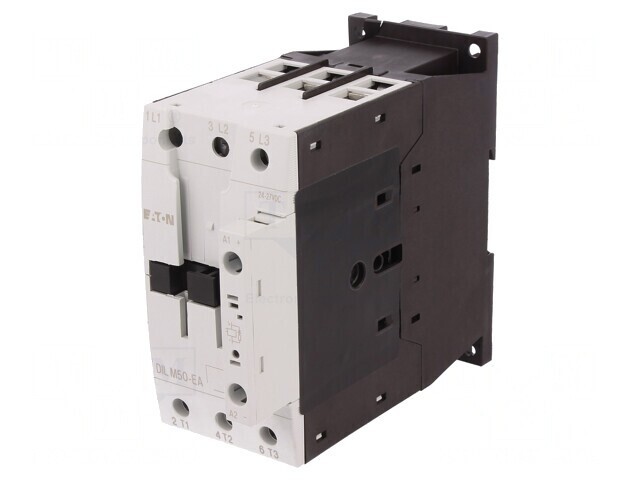 Contactor 3P NO 24VDC 50A DIN DILM50-EA