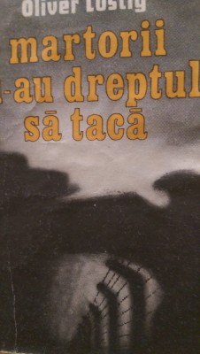 Martorii n-au dreptul sa taca Oliver Lustig 1986 foto