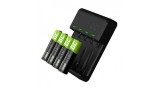 Green Cell GC VitalCharger &Icirc;ncărcător 4 AA 2000mAh Ni-MH baterii re&icirc;ncărcabile AA 2000mAh Ni-MH