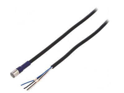Cablu de conectare M8 4 pini 5m PVC foto