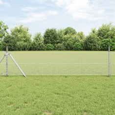 vidaXL Gard hexagonal 0.8x10 m din oțel zincat