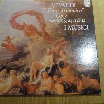 Vinil LP # &amp;quot;Japan Press&amp;quot; I Musici, Vivaldi &amp;lrm;&amp;ndash; &amp;quot;L&amp;#039;Estro Armonico&amp;quot; Op.3, Nos. 6, 8, 9, 10, 11 &amp;amp; 12 (VG++) foto