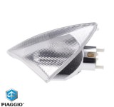 Semnalizare fata stanga transparenta originala Gilera Runner Purejet - Runner SP (05-) 2T LC 50cc - Runner VXR 4T LC 125-180-200cc