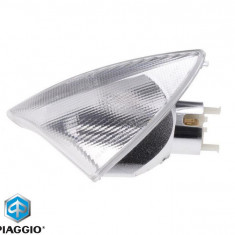 Semnalizare fata stanga transparenta originala Gilera Runner Purejet - Runner SP (05-) 2T LC 50cc - Runner VXR 4T LC 125-180-200cc