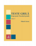 Teste grilă. Drept penal. Procedură penală - Paperback brosat - Mihail Udroiu - C.H. Beck