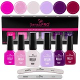 Set 6 Oje Semipermanente SensoPRO Milano, BELLA Romance