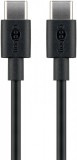 Cablu USB 2.0 type C T-T 60W 2m, Goobay G51243