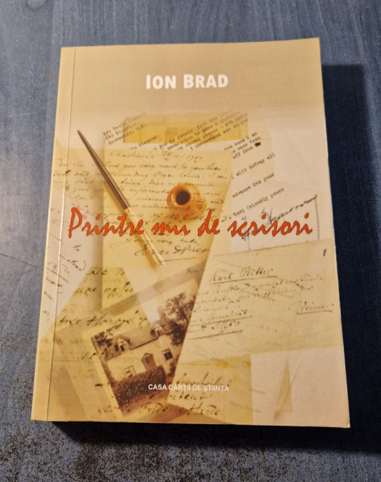 Printre mii de scrisori Ion Brad cu autograf
