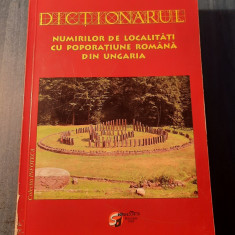 Dictionarul numirilor de localitati cu poporatiune romana din Ungaria S Moldovan