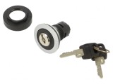 Comutator Rotativ cu Cheie 22mm IP65 2 Poziții