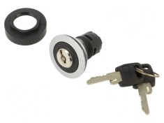 Comutator Rotativ cu Cheie 22mm IP65 2 Poziții
