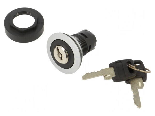 Comutator Rotativ cu Cheie 22mm IP65 2 Poziții