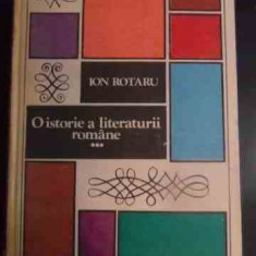 O Istorie A Literaturii Romane Vol.3 - Ion Rotaru ,545481