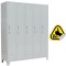 Vestiar metalic Premium cu picioare 5 usi 1200x450x1920 mm (LxlxH), Asamblat, Extra Plus