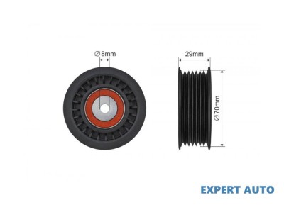 Rola ghidaj curea transmisie Smart Fortwo (2007-&amp;gt;) [451] #1 foto