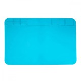 Covoras ESD Antistatic Silicon, 30x20cm, Rezistent Caldura, Albastru, Suport Montaj Pistol Lipit