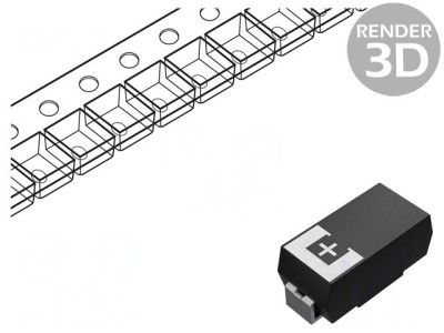 Condensator tantal-polimer 150uF 10V SMD foto