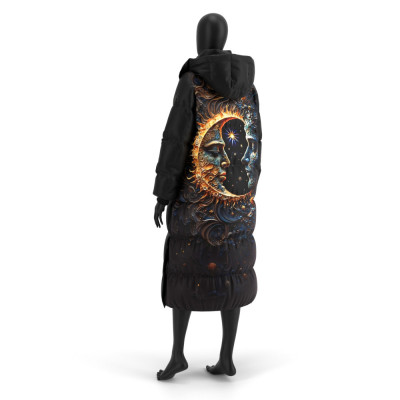 Geaca dama oversize Antonio Gatti print cosmic GF010 foto