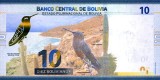 Bolivia 10 Bolivianos (nedatata; seria A; circa 2018) P-248 UNC !!! (necirculata)