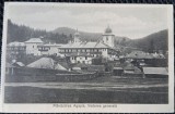 Carte postala, Manastirea Agapia, vedere generala, perioada interbelica