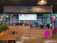 Mobilier fast food pentru afacere tip insula foto