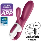 Satisfyer Connect-Hot Bunny Vibrator pentru Punctul G-Silicon