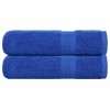 VidaXL Prosoape de duș 2 buc Albastru 70x140 cm 360 g/m&sup2; 100% bumbac