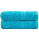Cumpara ieftin Prosoape de dus premium SOLUND 2 buc. turcoaz 70x140 cm 600 gsm