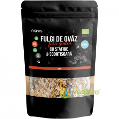 Fulgi de Ovaz Fini fara Gluten cu Stafide si Scortisoara Ecologici/Bio 200g