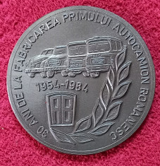 Medalie-Aniversare 30 ani de la Fabricarea Primului Autocamion Romanesc-BRASOV foto