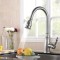 Baterie Bucatarie cu Dus Extractibil, Inox SUS304, Satinat, YSQ/105 ModernLight Concept