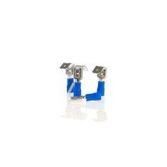 PAPUC ELECTRIC AUTO IZOLAT ALBASTRU TIP TATA PLAT 6.35mm - SET 10