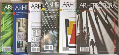 LOT 6 REVISTE ARHITECTURA ANUL 2011 (NR.1-6)-REVISTA UNIUNII ARHITECTILOR DIN ROMANIA foto