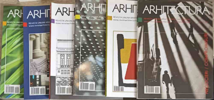 LOT 6 REVISTE ARHITECTURA ANUL 2011 (NR.1-6)-REVISTA UNIUNII ARHITECTILOR DIN ROMANIA