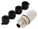 Mufă M12 5 Pin Tată pe Cablu IDC IP67 63V