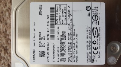 Hard disk HITACHI 160 GB foto